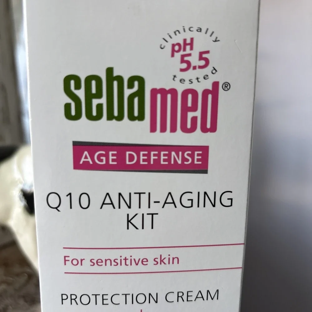 3 Pc SEBAMED Q10 Anti-Aging Kit Protection & Eye Cream + Body Lotion PH 5.5 Skin